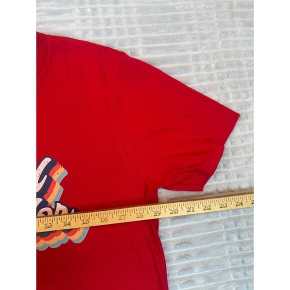 Womens Retro School Counselor  Red Graphic T Shirt Tee Shirt  Size Medium - Picture 5 of 7